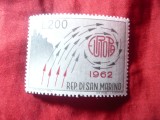 Serie 1 valoare San Marino 1962 - Europa , val. 200L, Nestampilat