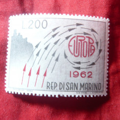 Serie 1 valoare San Marino 1962 - Europa , val. 200L