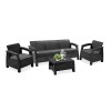 Set de mobilier de grădină Corfu set II max grafit, Curver