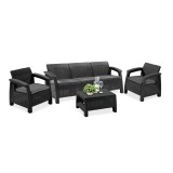 Cumpara ieftin Set de mobilier de grădină Corfu set II max grafit