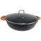 Cratita cu capac Blaumann,32x8cm,aluminiu turnat,acoperita cu marmura,5.4l,negru