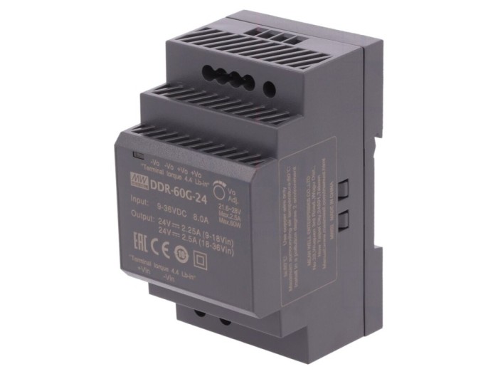 Convertor DC/DC 24V 2,5A, 60W