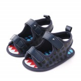 Cumpara ieftin Sandalute bleumarine cu barete - Croco (Marime Disponibila: 3-6 luni (Marimea