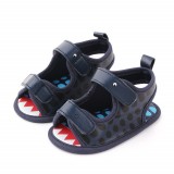 Sandalute bleumarine cu barete - Croco (Marime Disponibila: 3-6 luni (Marimea