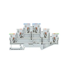 Conector modular pe sina DIN PT2.5-3L-PE pentru impamantare, 2.5mm