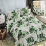 Cumpara ieftin Lenjerie pat dublu,bumbac finet,6 piese,cearceaf normal 220x240cm, cearceaf pilota 200x220cm, 2 fete de perna 50x70, 2 fete de perna 70x70-M297, Ralex Pucioasa