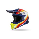 MBS Casca motocross/enduro Ufo Intrepid, albastru/alb/galben/rosu, L, Cod Produs: HE13401DCL