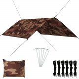 VidaXL Prelată de exterior, camuflaj, 3x2 m