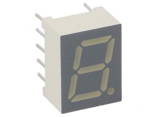 Afișaj LED 7 Segmente 9.9mm Verde Catod
