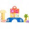 Puzzle blocuri MalPlay din lemn 184 piese + 1 tabla