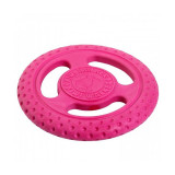 Jucărie pentru c&acirc;ini Kiwi Walker FRISBEE MAXI roz