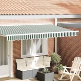 Valance pentru marchiză de 4m, verde și alb 3.8x0.2m
