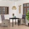 vidaXL Set mobilier de grădină, cu perne, 3 piese, gri și negru 3099359