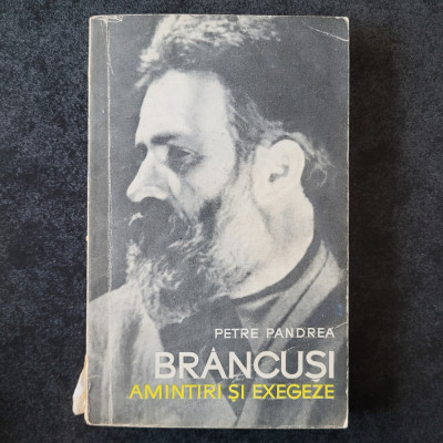 Petre Pandrea - Brancusi. Amintiri si exegeze foto