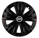 Cumpara ieftin Set 4 capace roti Glory negru R16 pentru gama auto Hyundai, Autohelix MSA