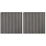 Cumpara ieftin Panouri acustice de perete 2 buc sipci 60,5x60 cm furnir stejar