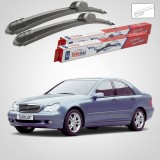 Cumpara ieftin Ștergătoare Mercedes-Benz Clasa C W203 2000-2003 | Set Față Flat &ndash; TeamCar&reg;