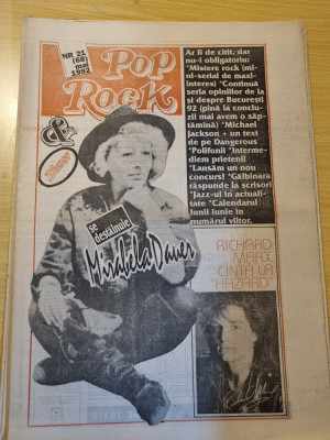 Pop rock &amp;amp; show mai 1992-interviu mirabela dauer,tandarica,beatles,m.jackson foto
