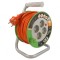 Prelungitor alimentare bobinat 15m 4 prize PVC portocaliu