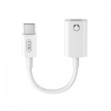 Adaptor Audio USB-C - Lightning XO Design NB-R268B, Alb