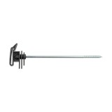 Izolator lung Kerbl banda gard electric, holțșurub 200mm, rezistent UV, 160mm distanta