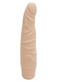 Vibrator Realist Mini Classic, 7 Moduri Vibratii, Silicon, Natural, 16.5 cm, Toy Joy