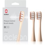 Oclean Plaque Control Medium capete de schimb Gold 2 buc