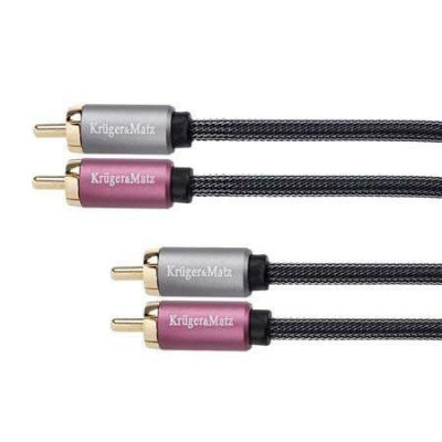 Cablu 2rca-2rca 0.5m kruger&amp;amp;matz foto