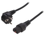 Cablu Alimentare Unghiular CEE 7/7 la IEC C13 1.5m