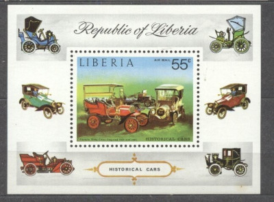 Liberia 1973 Cars, perf. sheet, MNH S.085 foto