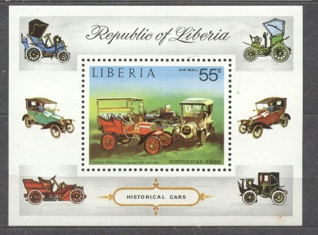 Liberia 1973 Cars, perf. sheet, MNH S.085