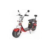 Scuter electric HECHT Cocis Red, acumulator 60 V, 20 Ah, motor 1500 W, anvelope 18 x 9.50 inch, viteza maxima de 45 km/h, rosu