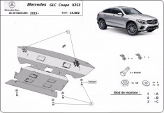 Scut motor metalic Mercedes GLC Coupe X253 dupa 2015 foto