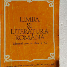 LIMBA SI LITERATURA ROMANA CLASA A X A PAVNOTESCU , PARFENE ,ANUL 1995