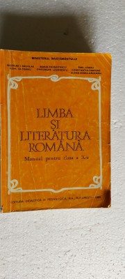 LIMBA SI LITERATURA ROMANA CLASA A X A PAVNOTESCU , PARFENE ,ANUL 1995 foto