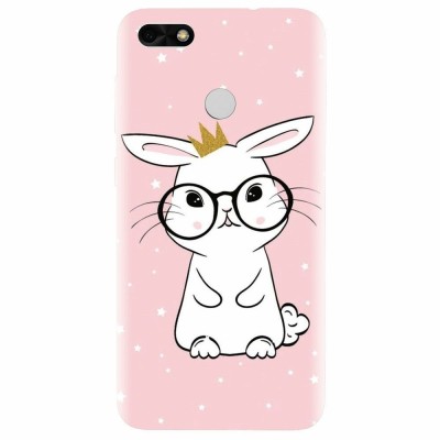 Husa silicon pentru Huawei Y6 Pro 2017, Cute Rabbit foto