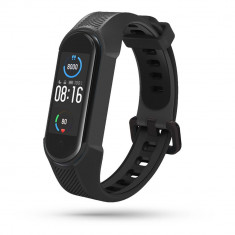 Curea Tech-Protect Armor pentru Xiaomi Mi Smart Band 5/6/6 NFC Negru