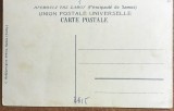 CPISTR7 Ilustrata Veche Samos Principat Arheologie Templul Junon 1910 Hadjigeorgiou / Vintage Samos Postcard Principality Temple of Juno Heraion
