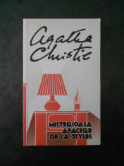 AGATHA CHRISTIE - MISTERIOASA AFACERE DE LA STYLES foto