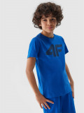 Tricou cu imprimeu pentru băieți - cobalt, 4F Sportswear