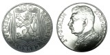 q402 CEHOSLOVACIA 100 KORUN COROANE 1949 ZIUA DE NASTERE A LUI STALIN ARGINT UNC BU LUCIU DE BATERE