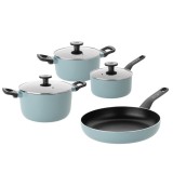 Cumpara ieftin Set de vase de gatit BergHOFF Slate, 7 piese, Aluminiu HighLine Cooking