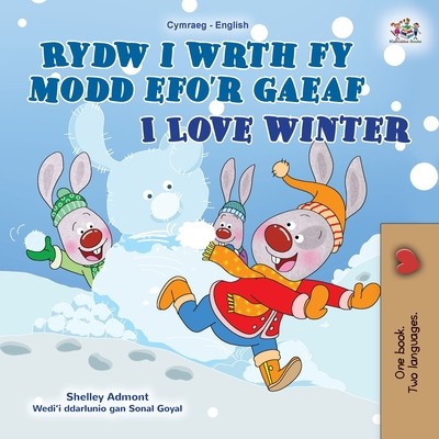 I Love Winter (Welsh English Bilingual Book for Kids) foto