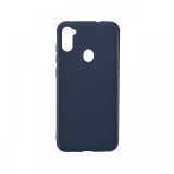 Husa Samsung Galaxy A11 Lemontti Silicon Silky Albastru Inchis