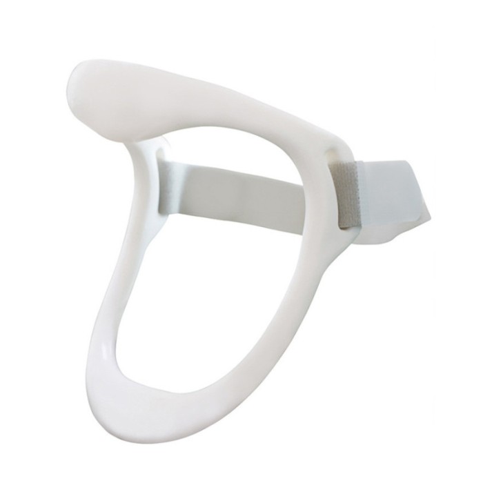 Dispozitiv, ergonomic, de sustinere a gatului, confortabil, se potriveste perfect pe gat, alb, simplu de folosit, ideal pentru imbunatatirea posturii