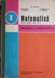 MATEMATICA. MANUAL PENTRU CLASA A X-A. GEOMETRIE SI TRIGONOMETRIE-K. TELEMAN, M. FLORESCU, D. MORARU, C. RA-348638