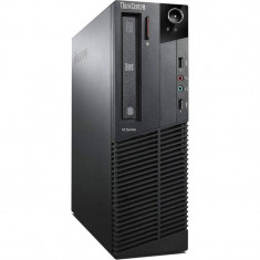 Sistem desktop Lenovo ThinkCentre M92p Intel Core i5-3470 4GB DDR3 500GB HDD DVD-RW Windows 10 Home Black - Refurbished foto