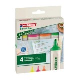 Textmarker Edding e24, 4culori/u.m