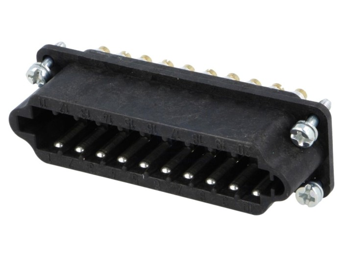 Conector HDC mamă 20 PIN 10A