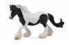 Cal Gypsy Mare - alb si negru XL - Animal figurina, Collecta